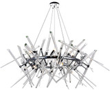CWI Lighting 1154P42-12-601-R Icicle Contemporary Chrome Drop Lighting Fixture