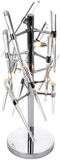 CWI Lighting 1154T25-3-601 Icicle Contemporary Chrome Table Light