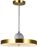CWI Lighting 1156P16-625 Saleen Contemporary Brass Black LED Pendant Lighting