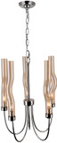 CWI 1203P16-5-613 Meduse Modern Polished Nickel Mini Chandelier Lighting