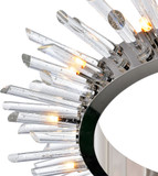 CWI Lighting 1170P32-12-613 Thorns Contemporary Polished nickel 32" Chandelier Light