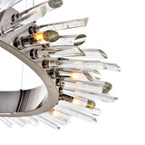 CWI Lighting 1170P39-23-613 Thorns Contemporary Polished nickel Chandelier Lighting