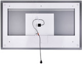 CWI 1232W58-36-A Abril Modern Matte White LED Mirror