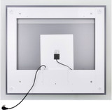 CWI 1233W40-36 Abigail Modern Matte White LED Mirror