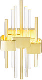 CWI Lighting 1245W7-1-602 Millipede Modern Satin Gold LED Wall Sconce