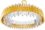 CWI Lighting 1247P39-24-602 Cityscape Modern Satin Gold 39" Chandelier Light