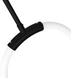CWI Lighting 1273P10-1-101 Hoops Contemporary Black LED 10" Mini Pendant Lamp