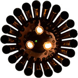 CWI Lighting 1583P8-6-612 Fermont Modern Stain Nickel and Pearl Black LED Pendant Lamp