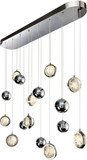 CWI Lighting 1673P40-9-613-RC Salvador Contemporary Polished Nickel LED Multi Hanging Lamp