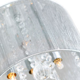 CWI Lighting 5006C10C-R (S) Water Drop Modern Chrome 10" Flush Mount Ceiling Light Fixture