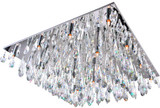 CWI Lighting 5034C32C-S Bianca Modern Chrome 32" Ceiling Light