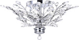 CWI 5206C22C Ivy Chrome 22" Ceiling Light Fixture