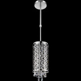 CWI 5430P6ST-R Galant Chrome Halogen Mini Drum Pendant Lamp