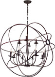 CWI 5464P40DB-12 Arza Modern Brown 40" Drop Lighting