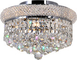CWI 8001C12C Empire Chrome 12" Flush Lighting