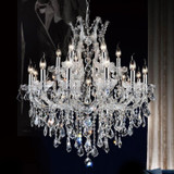 CWI 8311P32C-19 (Clear) Maria Theresa Chrome Lighting Chandelier