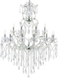 CWI 8398P44C-19 (Clear) Abby Chrome Chandelier Light
