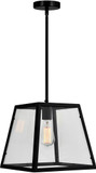 CWI 9601P12-1-101 Alyson Modern Black Ceiling Pendant Light