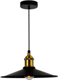 CWI Lighting 9605P10-1-101 Brave Vintage Black Mini Hanging Light
