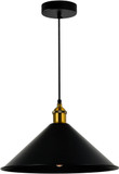 CWI Lighting 9605P14-1-101-B Brave Retro Black Pendant Lighting