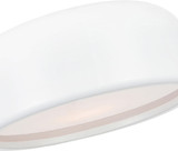 CWI Lighting 9688C19-3-172 Campton Contemporary White 19" Flush Mount Lighting Fixture