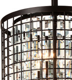 CWI Lighting 9697P17-6-192 Meghna Modern Brown 17" Lighting Pendant