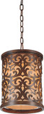 CWI 9807P9-1-116 Nicole Modern Brushed Chocolate Mini Drum Drop Ceiling Lighting