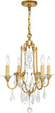 CWI 9836P17-4-125 Electra Oxidized Bronze Mini Chandelier Lighting