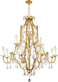 CWI 9836P37-12-125 Electra Oxidized Bronze Chandelier Lamp