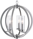 CWI Lighting 9951P16-3-606 Elton Contemporary Satin Nickel 16" Pendant Light