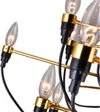 CWI Lighting 9959P34-30-617 Hayden Modern Gold Chandelier Lighting