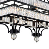 CWI Lighting 9972P37-16-101 Shalia Modern Black Island Lighting