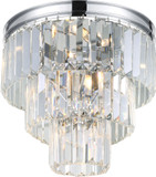 CWI 9969C12-8-601 Weiss Chrome Halogen Ceiling Light