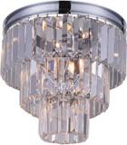 CWI 9969C12-8-601 Weiss Chrome Halogen Ceiling Light