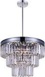 CWI 9969P18-5-601 Weiss Chrome 18" Pendant Lamp