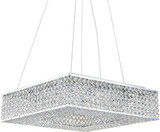 CWI QS8391P14C-S Dannie Chrome Halogen 14" Hanging Light Fixture