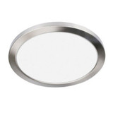 Cyber Tech C95RD-DISK/NS-2CCT Contemporary Nickel Satin LED 5.5" Round Ceiling Disk Flush Mount Light Fixture