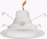 Cyber Tech LC18RT6-ECO-S-WW LED Indoor/Outdoor 6" Dimmable Smooth Retrofit 2700K Recessed Down Light