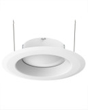 Cyber Tech LC12RT6-S-CCT Modern White LED 3CCT 6" 12.5W Smooth Downlight Retrofit