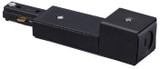 Cyber Tech TL-ECBX/BL Modern Black Track Light End Connector for Conduit Box