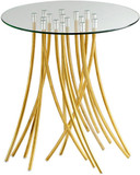 Cyan Design 08580 Tuffoli Modern Satin Brass Table