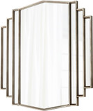 Cyan 09634 Optic Array Contemporary Rustic Bronze Mirror