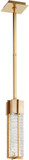 Cyan 10067 Kallick Contemporary Aged Brass L.E.D. Mini Pendant Lighting Fixture