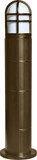 Dabmar D110-BZ Contemporary Line Voltage Bronze Outdoor Fiberglass Bollard Pathway Lighting