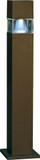 Dabmar D150-LED-BZ Contemporary Line Voltage Bronze LED Outdoor Fiberglass Bollard Pathway Lighting