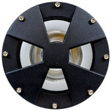 Dabmar DW4780-LED18S-B Medium Drive Over Contemporary Line Voltage Black LED Outdoor Well Light