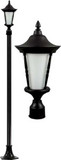 Dabmar GM1101-LED16-B Gabriella Black LED Outdoor Post Lamp