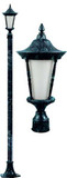 Dabmar GM1101-LED16-VG Gabriella Verde Green LED Exterior Lamp Post Light