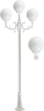 Dabmar GM2403-W Emily Contemporary White Outdoor Post Light