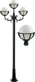 Dabmar GM2630-LED16-VG Cast Aluminum Globe Modern Verde Green LED Exterior Lamp Post Light
